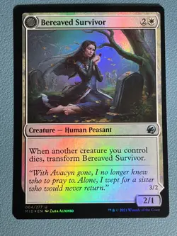 MTG Bereaved Survivor Foil Innistrad MID NM - Image 1