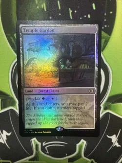 Temple Garden (Foil Rare) R 0268 MTG Lorwyn Eclipsed NM - Image 1