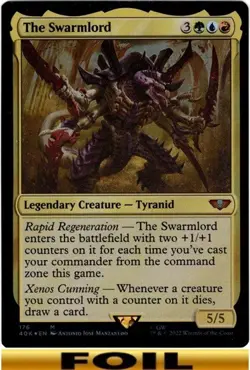 The Swarmlord ** FOIL #176 ** Universes Beyond: Warhammer 40,000 - NM MTG - Image 1