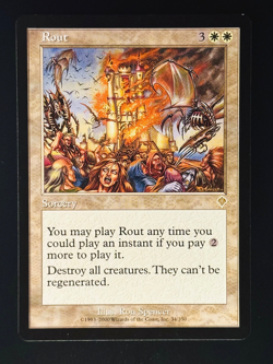 MTG - Rout - NM - Invasion #34 - RARE - EN - REG - Image 1