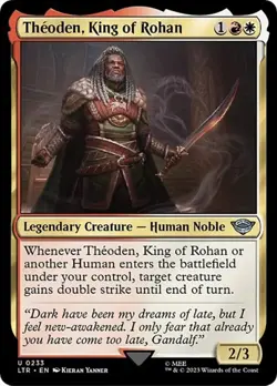 Theoden, King of Rohan 233 MTG NM - ltr - Image 1