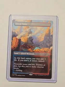Steam Vents (Borderless) - Lorwyn Eclipsed - NM - Rare - Land - Image 1