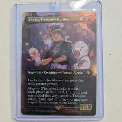 Locke, Treasure Hunter MTG Final Fantasy (Chocobo Track Foil) Rare 0475 Magic - Image 4