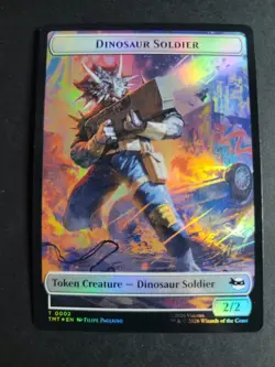 Copy / Dinosaur Soldier (Foil) Token MTG Ninja Turtles - Image 2
