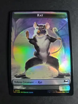 Copy / Rat (Foil) Token MTG Ninja Turtles - Image 2