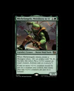 Michelangelo, Weirdness to 11 Teenage Mutant Ninja Turtles Foil - Image 1