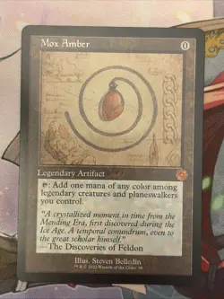 Mox Amber (Schematic) The Brothers' War: Retro Frame Artifacts Regular NM MTG - Image 1