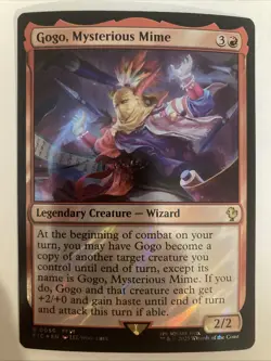 MTG Gogo, Mysterious Mime (Surge Foil) R Commander: FINAL FANTASY 0056 NM - Image 1