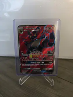 Incineroar GX SM38 Black Star Promo Full Art Holo Pokemon 2019 SM Sun Moon - Image 1