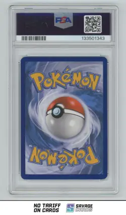 2016 Pokemon XY Black Star Promo Red/Blue Coll. Pikachu EX PSA 7 #XY124 - Image 2
