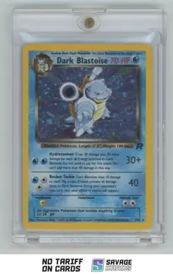 2000 Pokemon Classic - Team Rocket Dark Blastoise #3/82 - Image 1