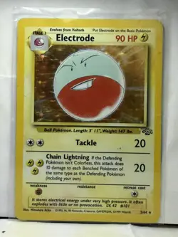 Electrode 2/64 Holo Rare Jungle Pokemon Unlimited Holo MP - Image 1