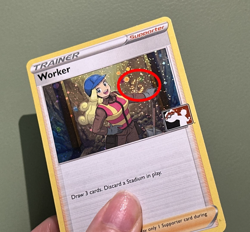 1 Swirl 🌀 Cosmo Holo Worker 167/195 Holo Pokemon Play! Prize Pack Series 4 LP - Image 1