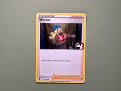 1 Swirl 🌀 Cosmo Holo Worker 167/195 Holo Pokemon Play! Prize Pack Series 4 LP - Image 3