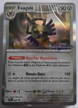 Carte Pokemon - Exagide SVP060 Promo AP HOLO deck Scelle EV04 Faille Paradoxe FR - Image 1