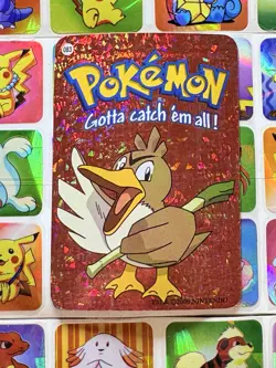 Pokemon 151 Vintage Pocket Monsters Vending HOLO Prism Sticker 2000 Nintendo - Image 1