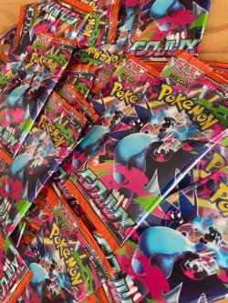 100 Packs Lot Japanese Pokemon Mega Inferno X Booster Packs - Image 5