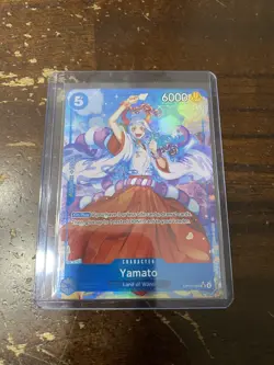 One Piece TCG OP13 OP13-054 Yamato Alt-Art Blue SR English VHTF IN HAND - Image 1