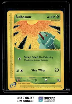 2002 Pokemon E-Card - Expedition Bulbasaur #95/165 - Image 1