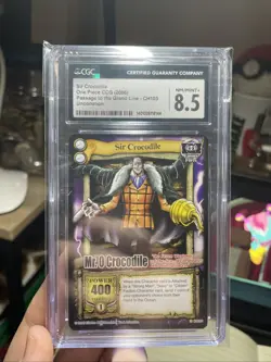 Vintage One Piece TCG 2006 Crocodile! CCG Non Holo CARD Near Mint CGC 8.5, NM - Image 2