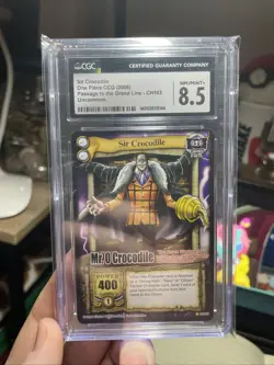 Vintage One Piece TCG 2006 Crocodile! CCG Non Holo CARD Near Mint CGC 8.5, NM - Image 5