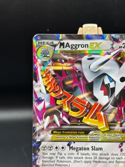 Pokemon TCG Mega M Aggron EX 94/160 XY Primal Clash Ultra Rare Holo Card HP - Image 3