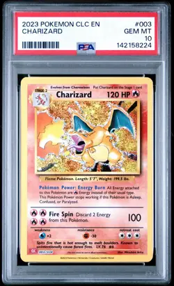 2023 Pokemon CLC-Trading Card Game Classic Charizard #003 PSA 10 - Image 1