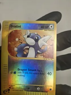 Dratini 107/165 Reverse Holo Expedition Pokemon Card 2002 WoTC E-Reader - Image 4