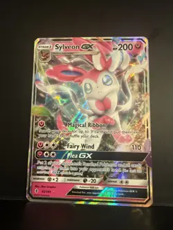 Pokemon TCG Sylveon GX Guardians Rising Holo Ultra Rare Card 92/145 Nm - Image 1