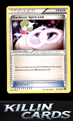 Gardevoir Spirit Link 101/114 Pokemon Uncommon XY - Steam Siege Card LP - Image 1