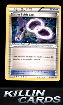 Latios Spirit Link 85/108 Pokemon Uncommon XY - Roaring Skies Card LP - Image 1