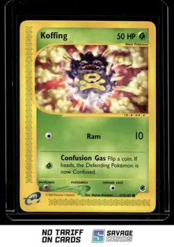 2002 Pokemon E-Card - Expedition Koffing #114/165 - Image 1