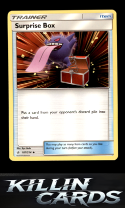 Surprise Box 187/214 Pokemon Uncommon SM - Unbroken Bonds Card LP - Image 1