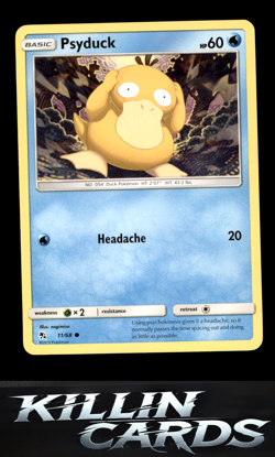 Psyduck 11/68 Pokemon Common Hidden Fates Card LP - Image 1