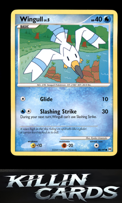 Wingull (80) 80/99 Pokemon Common Arceus Card LP - Image 1