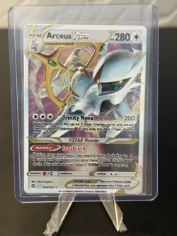 Arceus VSTAR (Metal Card) - 123/172 - Sword & Shield Promo Cards - Image 1