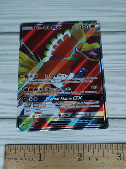 Pokemon Ho-Oh GX Full Art Burning Shadows #131/147 Hooh Trading Card TCG - Image 1