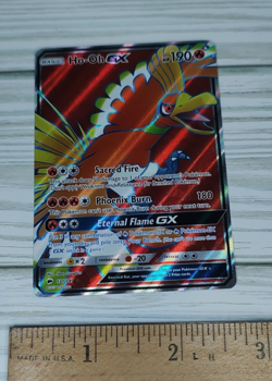 Pokemon Ho-Oh GX Full Art Burning Shadows #131/147 Hooh Trading Card TCG - Image 2