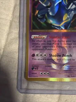 Pokemon TCG Dusknoir Plasma Blast Holo Card 104/101 Secret Rare - Image 4