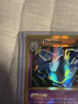 Pokemon TCG Dusknoir Plasma Blast Holo Card 104/101 Secret Rare - Image 5