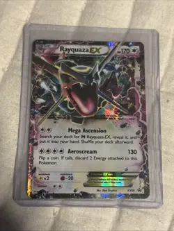 Pokemon TCG Rayquaza EX XY69 Black Star Promo 2015 Holo Card - Image 1