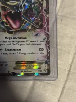 Pokemon TCG Rayquaza EX XY69 Black Star Promo 2015 Holo Card - Image 3