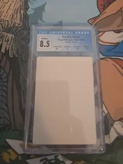 CGC 8.5 Double Blank Sided Final Fantasy TCG Card FFTCG Error - Image 1