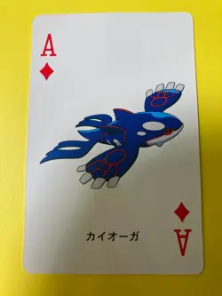 Pokemon Pocket Monster Playing Card Kyogre Ace of Diamonds Nintendo Japanese F/S - Image 3