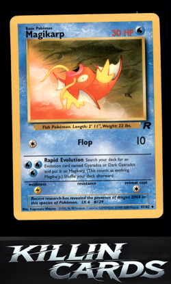 Magikarp 47/82 Pokemon Uncommon Team Rocket Card LP - Image 1