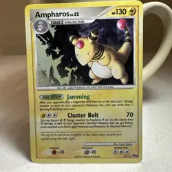 Pokemon TCG Ampharos Holo Rare Card 1/17 Pop Series 7 LP! - Image 1