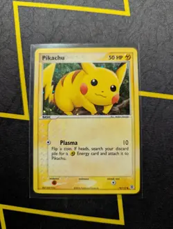 Pikachu 74/112 Ex FireRed LeafGreen Reverse Holo Pokemon Card 2004 VLP - Image 1