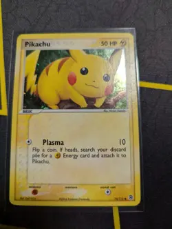 Pikachu 74/112 Ex FireRed LeafGreen Reverse Holo Pokemon Card 2004 VLP - Image 5
