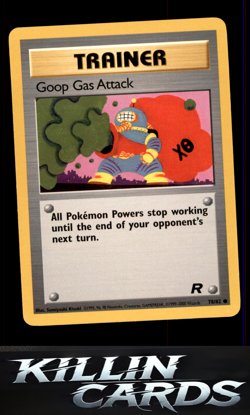 Goop Gas Attack 78/82 Pokemon Common Team Rocket Card LP - Image 1
