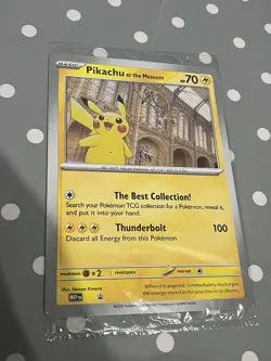Pokemon Natural History Museum: Pikachu at the Museum Promo Card (mint sealed) - Image 1